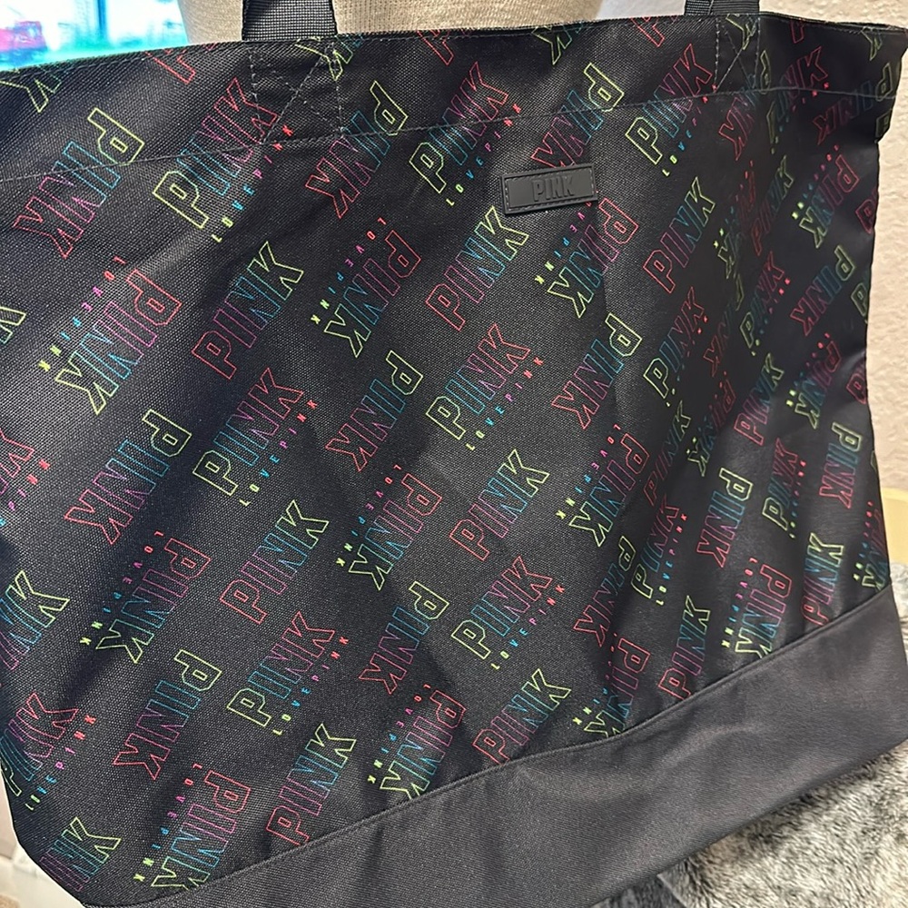 PINK Love Pink large tote